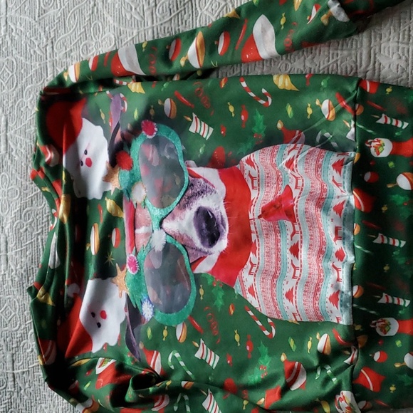 🎄🎅🐱Set of 2 Funnycokid Christmas Sizes M, L Tops - Picture 14 of 14